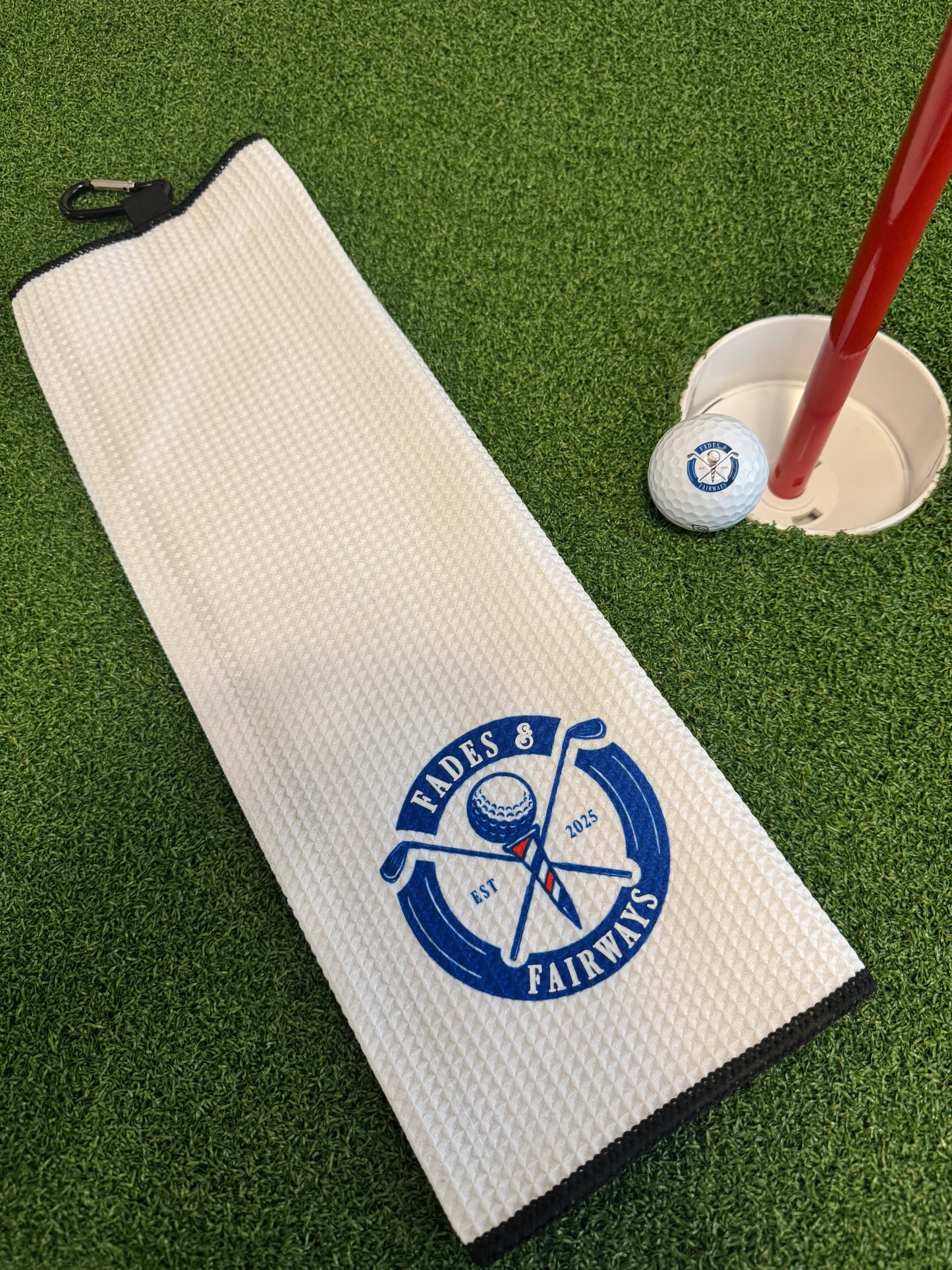 Fades & Fairways Waffle Performance Golf Towel