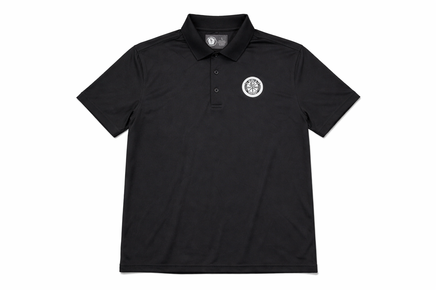 Fades & Fairways Essential Performance Polo – Black