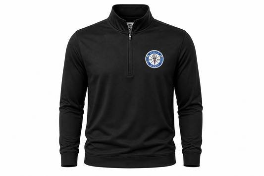 Fades & Fairways Performance Quarter Zip – Black