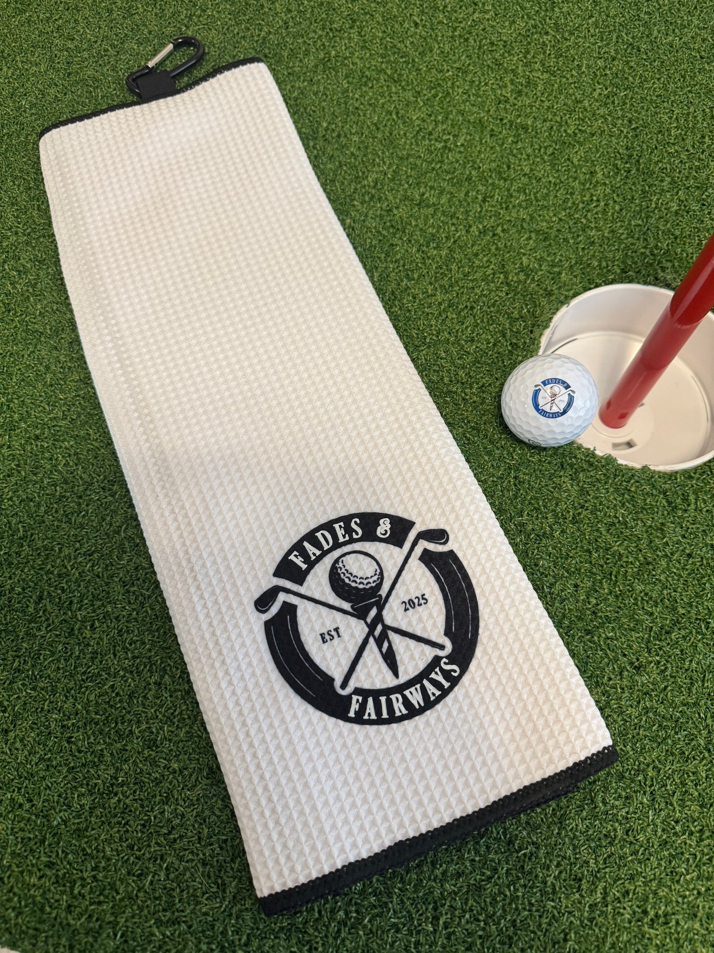 Fades & Fairways Waffle Performance Golf Towel