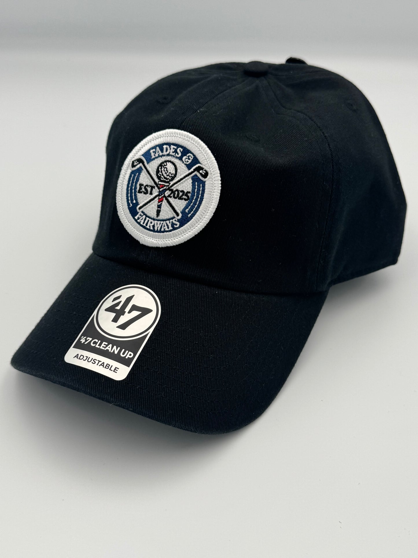 Fades & Fairways ‘47 Clean Up Hat – Black