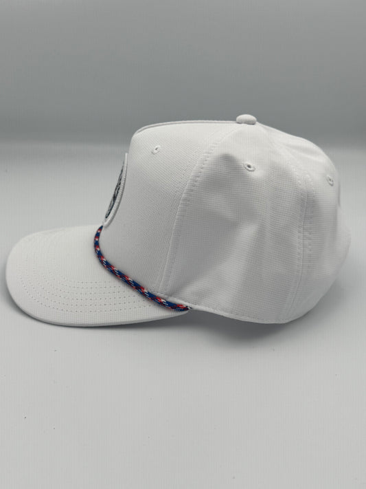 Fades & Fairways Classic Rope Hat – White